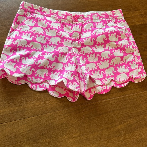 Lilly Pulitzer Pink Elephant Print Shorts - Picture 2 of 7
